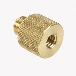 KUPO brass 3/8''-16 male to 1/4-20'' female adapter