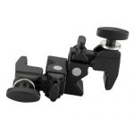 Superb Double Clamp with Adjustable handle - Black